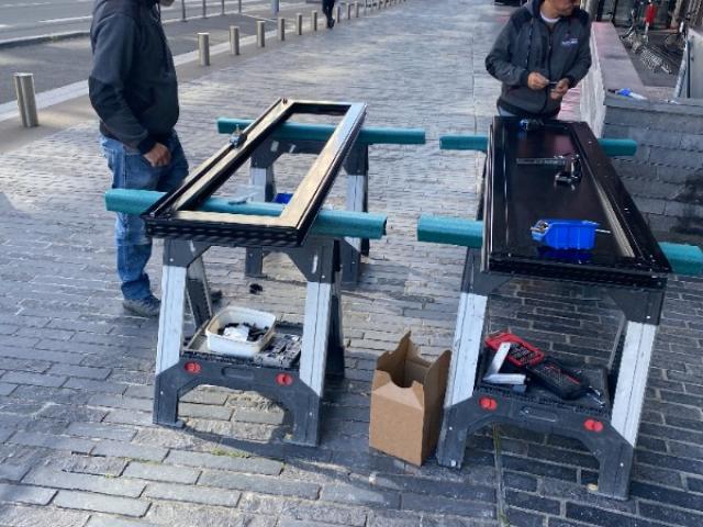 INTERVENTION REPARATION DE CHASSIS ALUMINIUM CHEZ CASINO BARRIERE À LILLE