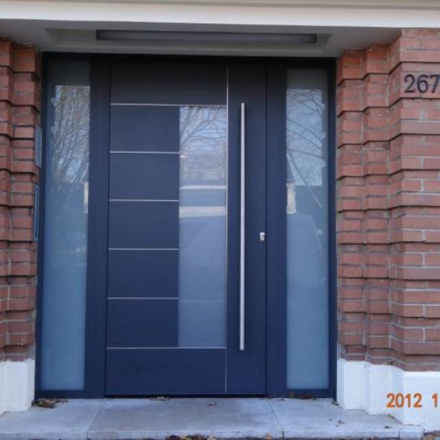 Porte d'entrée Menuisal à Marcq en Baroeul, Baisieux, Mons en Baroeul, Anstaing