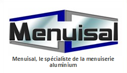 Logo Menuisal, menuiserie aluminium à Lille